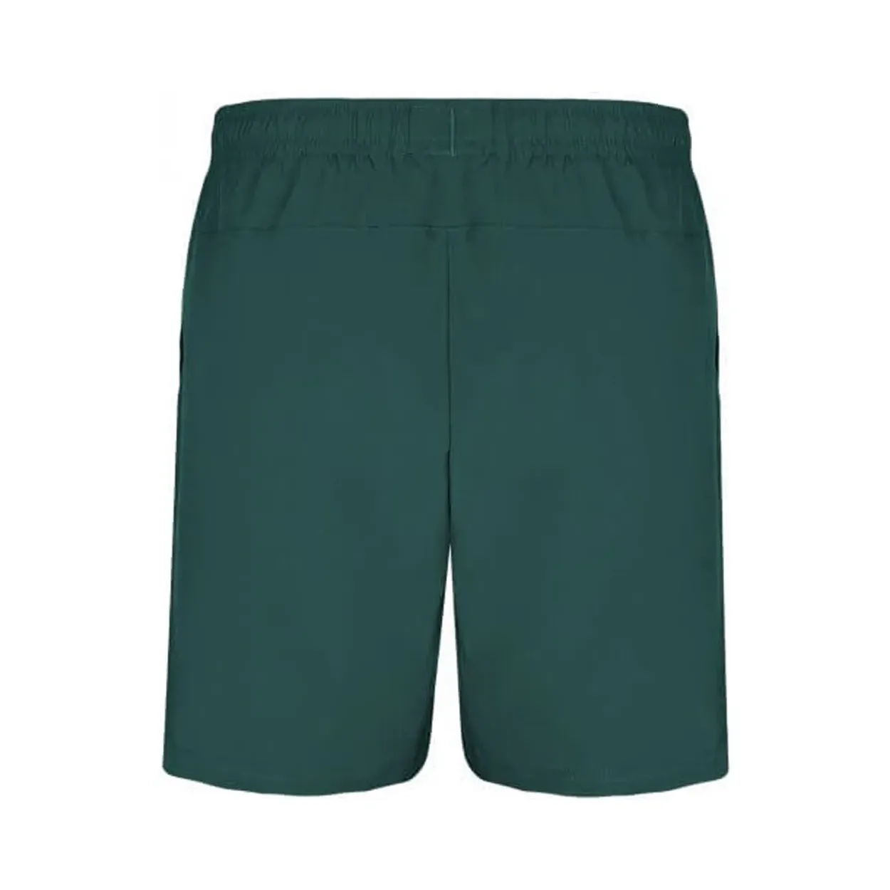 Imagem da bermuda esportiva masculina New Balance verde para seção vai servir